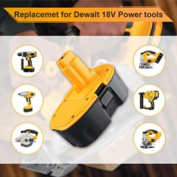 100% New 1/2/4 DC9096 18V 5500mAh Ni-MH Power Tool for Dewalt DC9096 DE9039 DE9095 DW9098 DE9503 DW9096 Replacement Battery Pin
