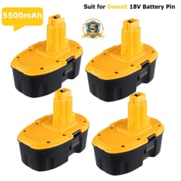 100% New 1/2/4 DC9096 18V 5500mAh Ni-MH Power Tool for Dewalt DC9096 DE9039 DE9095 DW9098 DE9503 DW9096 Replacement Battery Pin
