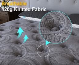 Duchess Pocket Spring Mattress Medium Firm Foam Double Size