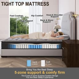 Duchess Pocket Spring Mattress Medium Firm Foam Double Size