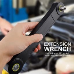 3/8" Extension Wrench Automotive DIY Tool Wrench Ratchet 1/4"Adapter Universal