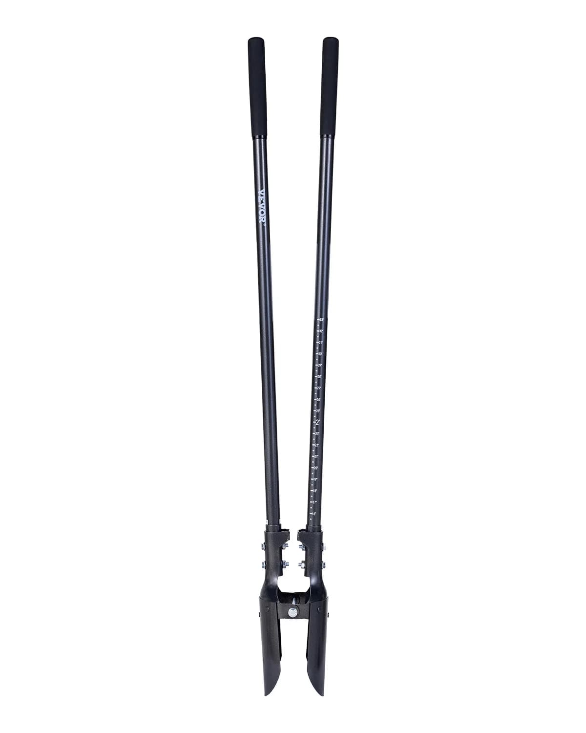 SucceBuy Post Hole Digger Heavy Duty Post Hole Digger Manual Hole Digger with Scale Markings Post Hole Digger Digging Gardening