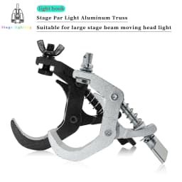 10pcs/Aluminum Alloy Clip 150kg 40-60mm Hook Bracket Stage Durable Heavy Duty Hook DJ Lighting Kit Hook
