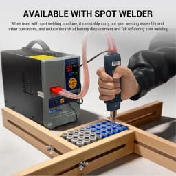 Heltec 10.6/14.5/21/36/42KW Portable Handheld Capacitor Spot Welding Machine Spot Welder for 18650/Lithium Battery/Nickel/Copper