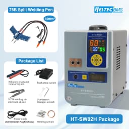 Heltec 10.6/14.5/21/36/42KW Portable Handheld Capacitor Spot Welding Machine Spot Welder for 18650/Lithium Battery/Nickel/Copper