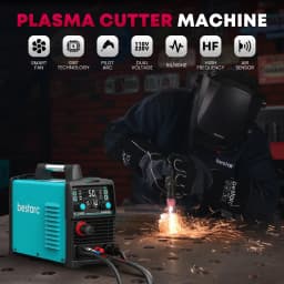 Pilot Arc Plasma Cutter, 50Amps Single Phase Voltage 220V, Screen Display Digital Plasma Cutting Machine (BTC500DP 10GEN 220V)