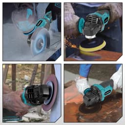 YOFIDRA 125mm Brushless Angle Grinder 3 Gear Grinding Machine Polishing Cutting Woodworking Tool For Makita 21V Battery Pin