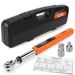 HORUSDY 3Pc 3/8" Digital Torque Wrench Set Adjustable 3-60N.m / 4.4-44 ft.lb