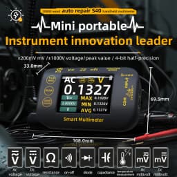 NEW Intelligent Digital Multimeter 20000 Counts Voltage Real-Time Waveform Recording Temperature Test Lithium Battery Voltmeter