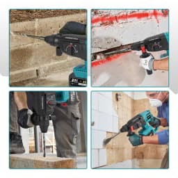 YOFIDRA 26MM Brushless Electric Hammer Drill 1680W Cordless Multifunctional Rotary Hammer Drill Tool For Makita 18V Battery Pin