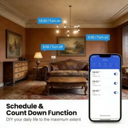 Melery 147mm WIFI Wall Switch Tuya Smart 4/5/6 Gang Light Touch Glass Panel Wireless Voice Remote Control by Alexa Google Home