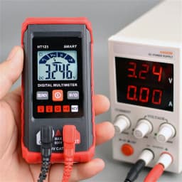 2PCS Digital Multimeter,Tm-510 4000 Counts,Smart Measurement,Auto-Ranging Voltmeter