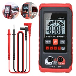 2PCS Digital Multimeter,Tm-510 4000 Counts,Smart Measurement,Auto-Ranging Voltmeter