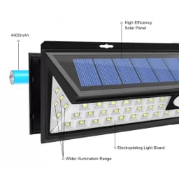 118 LED Solar Motion Sensor Light Outdoor Home Garden Security Lamp Floodlight