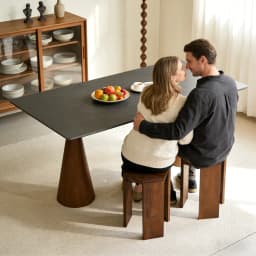 Solid wood stackable stool, simple dining chair for home use, combination hexagonal stool, living room sofa side table