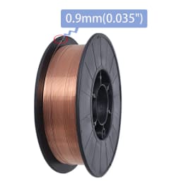 0.035 Inch Solid Mig Welding Wire 10 Pound Spool ER70S-6 Mild Steel Welding Wire (0.9 MM)