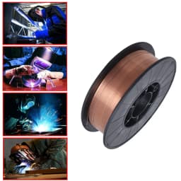 0.035 Inch Solid Mig Welding Wire 10 Pound Spool ER70S-6 Mild Steel Welding Wire (0.9 MM)
