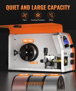 MIG Welder HITBOX MIG250DP Multi-process Gas MIG Flux MIG Stick Lift TIG 220V-240V IGBT Inverter Aluminum Welding Machine