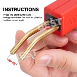 Handy Plastic Welder Garage Tool Bumper Crack Repair Welding Machine Staple Set