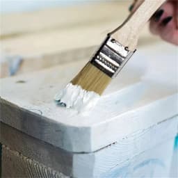 1" Chip Paint Brush DIY Art Varnishes Touchups Brushes Wooden Handle Bush