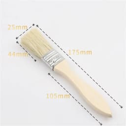 1" Chip Paint Brush DIY Art Varnishes Touchups Brushes Wooden Handle Bush