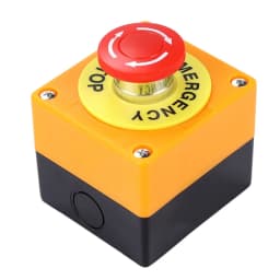 2PCS Emergency Stop Shut Off Push Button Switch NO / NC e-stop Push Button