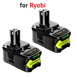 P108 5.0Ah 1/2/4Pack 18V One+ Lithium-on Battery Replace for Ryobi P102 P103 P104 P105 P107 P109 P122 Power Tools Battery pin