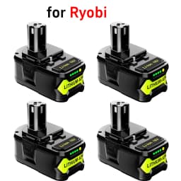 P108 5.0Ah 1/2/4Pack 18V One+ Lithium-on Battery Replace for Ryobi P102 P103 P104 P105 P107 P109 P122 Power Tools Battery pin
