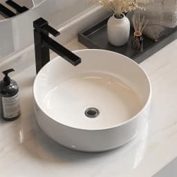 Ceramic Bathroom Vanity Basin Sink Hand Wash Bowl Countertop Vessel Washbasin 35x12cm