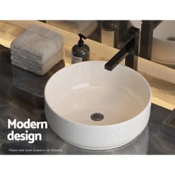 Ceramic Bathroom Vanity Basin Sink Hand Wash Bowl Countertop Vessel Washbasin 35x12cm