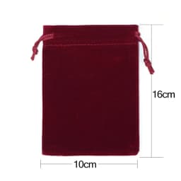 30pcs Gift Pouches Black Velvet Jewellery Wedding Packing Sack Money Bag Drawstring