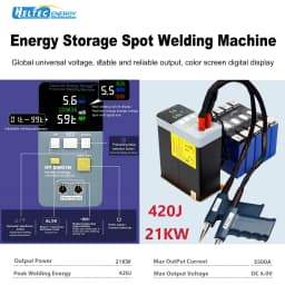 Heltec HT-SW01H 21KW Peak 3500A Peak Spot Welder Portable Battery Welding Machine for 18650 Lithium Battery Packs