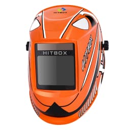 HITBOX HB555 Helmet Fast Auto Darkening Welding Helmet True Color eye protection 420 mah Solar Baterry Large Viewing Helmet