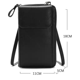 PU Leather Women Pouch Bag Mobile Phone Bag Crossbody Purse Wallet Shoulder Bags