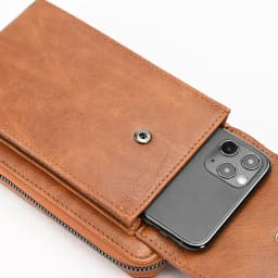 PU Leather Women Pouch Bag Mobile Phone Bag Crossbody Purse Wallet Shoulder Bags