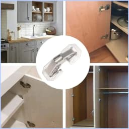 4/6/10PCS 90 Degree Cabinet Hinges No-Drilling HoleHydraulic Buffer Hinge Kitchen Cabinet Cupboard Hinges Furniture Hardware