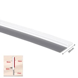 Door Bottom Sealing Strip Guard Wind Dust Threshold Seal Draft Stopper AU