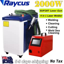 Handheld 4-in-1 Laser Welding Cleaning Cutting Machine Raycus 2000W 1500W Metal Welder AU Stock for Precision Welding