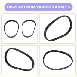 2 Pack 650721-00 Bandsaw Tires Belt Band Saw Rubber Tires Belt For 514002079 A02807 DCS374 DWM120 Easy Install