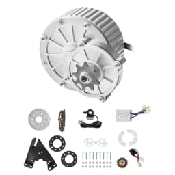 SucceBuy 450 W Electric Brushed DC Motor Kit 36V 3000rpm Motor w/Speed Controller Thumb Throttle Kit for Go Karts E-Bike Scooter