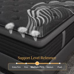 Viscountess Mattress Queen Double King Single Memory Foam Medium Firm 25cm