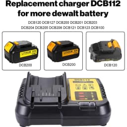 VANON NEW DCB112 2A 12V-18V Lithium Battery Replace for Dewalt DCB206 DCB205 DCB204 DCB203 DCB120,DCB107 DCB115 Tool Battery pin