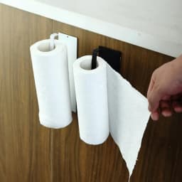 Roll Paper Holder Bathroom Toilet Towel Rack Kitchen Home Roll Holder Under Cabinet Paper Towel Rack Over Door Stainless