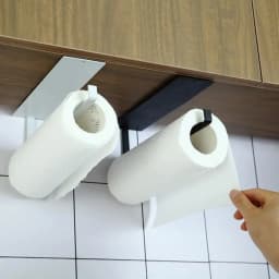 Roll Paper Holder Bathroom Toilet Towel Rack Kitchen Home Roll Holder Under Cabinet Paper Towel Rack Over Door Stainless