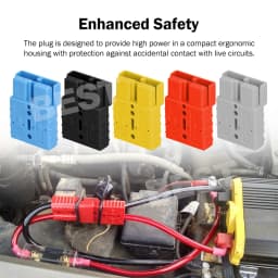 10x Anderson Style Plug connector 50AMP Caravan Trailer Sola 6AWG DC Power Tool