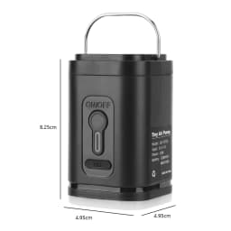 Electric Air Pump Camping Light 4000Pa Mini Inflate Deflate Pump Rechargeable Air Pump for Air Beds Boat Swimming Ring