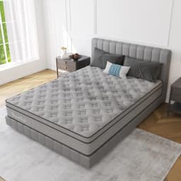 Queen Size Bed Mattress Bamboo Charcoal Memory Foam Comforter No Spring