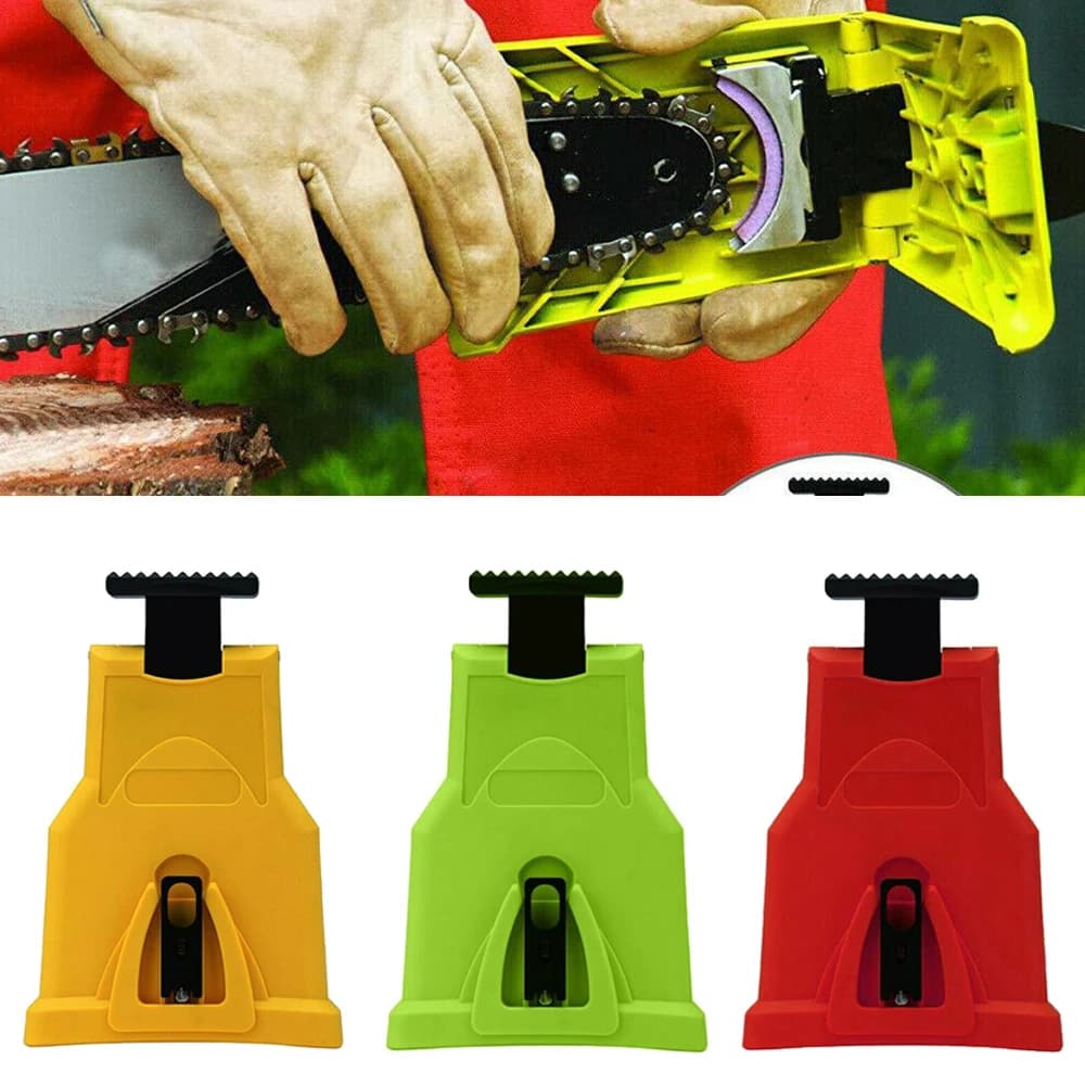 Quick Chainsaw Tool Teeth Sharpener Woodworking Self Sharpening Grinding AU