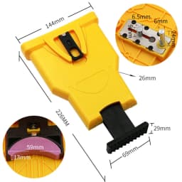 Quick Chainsaw Tool Teeth Sharpener Woodworking Self Sharpening Grinding AU