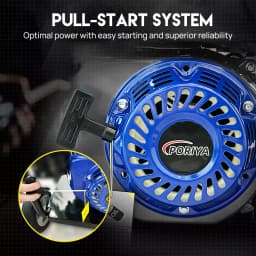 PORIYA 4800 Psi High Pressure Water Cleaner Electric Washer Gurney 10Hp Petrol 20M Hose